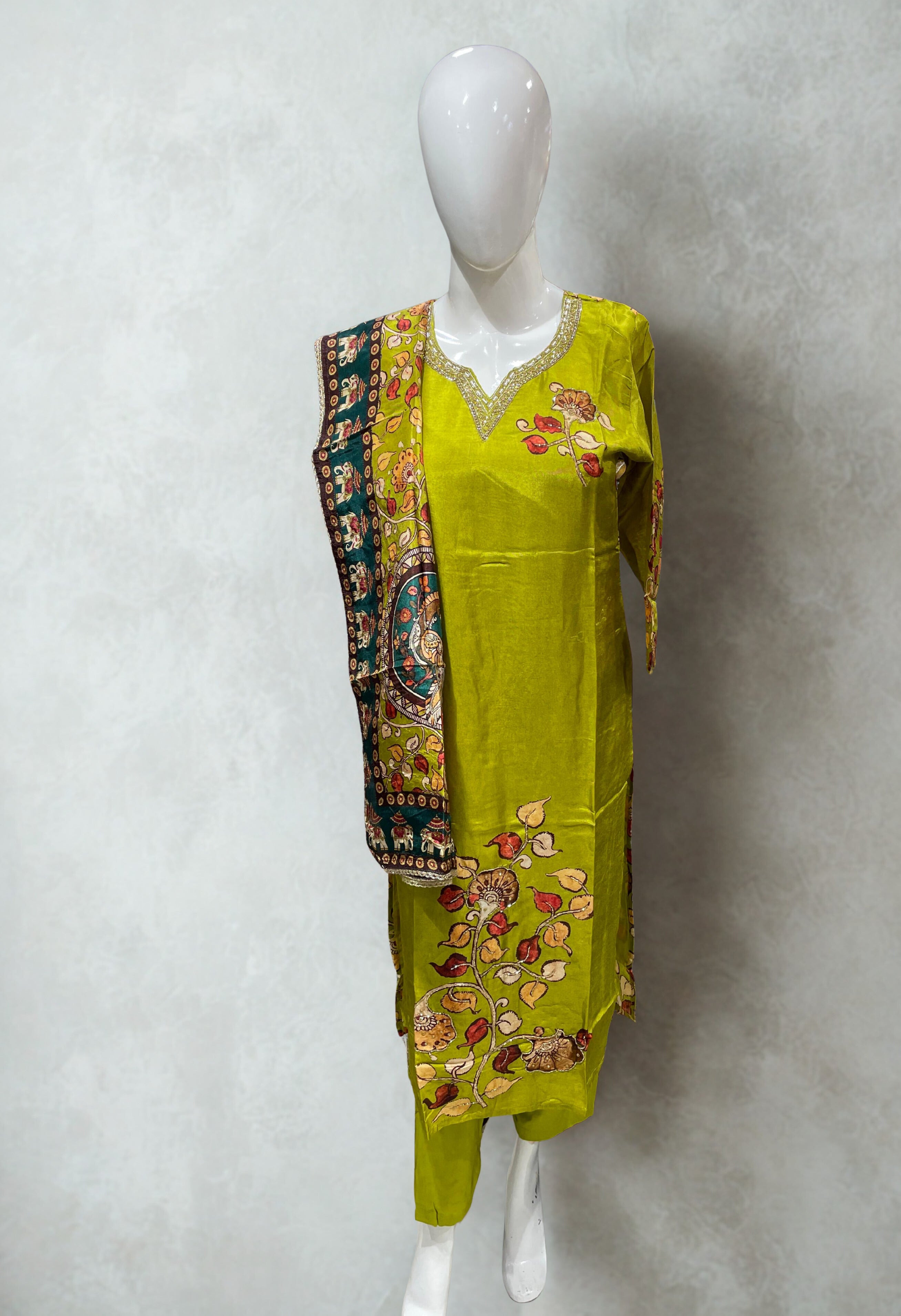 Premium Ready-Made Silk Suits for Women | Embroidered Suits M–XXL | Free Home Delivery